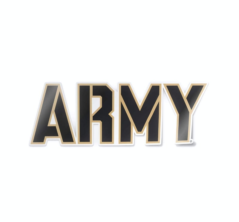 Nudge Printing West Point Sticker US Military Academy Army Car Decal Black Knights Heavy-Duty Weatherproof (Army Wordmark) - Image 1